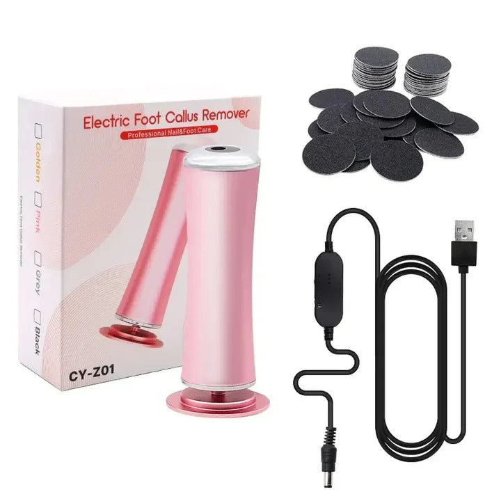 Corded Foot Care Tool with Dual Speed and 60 Replacement Discs