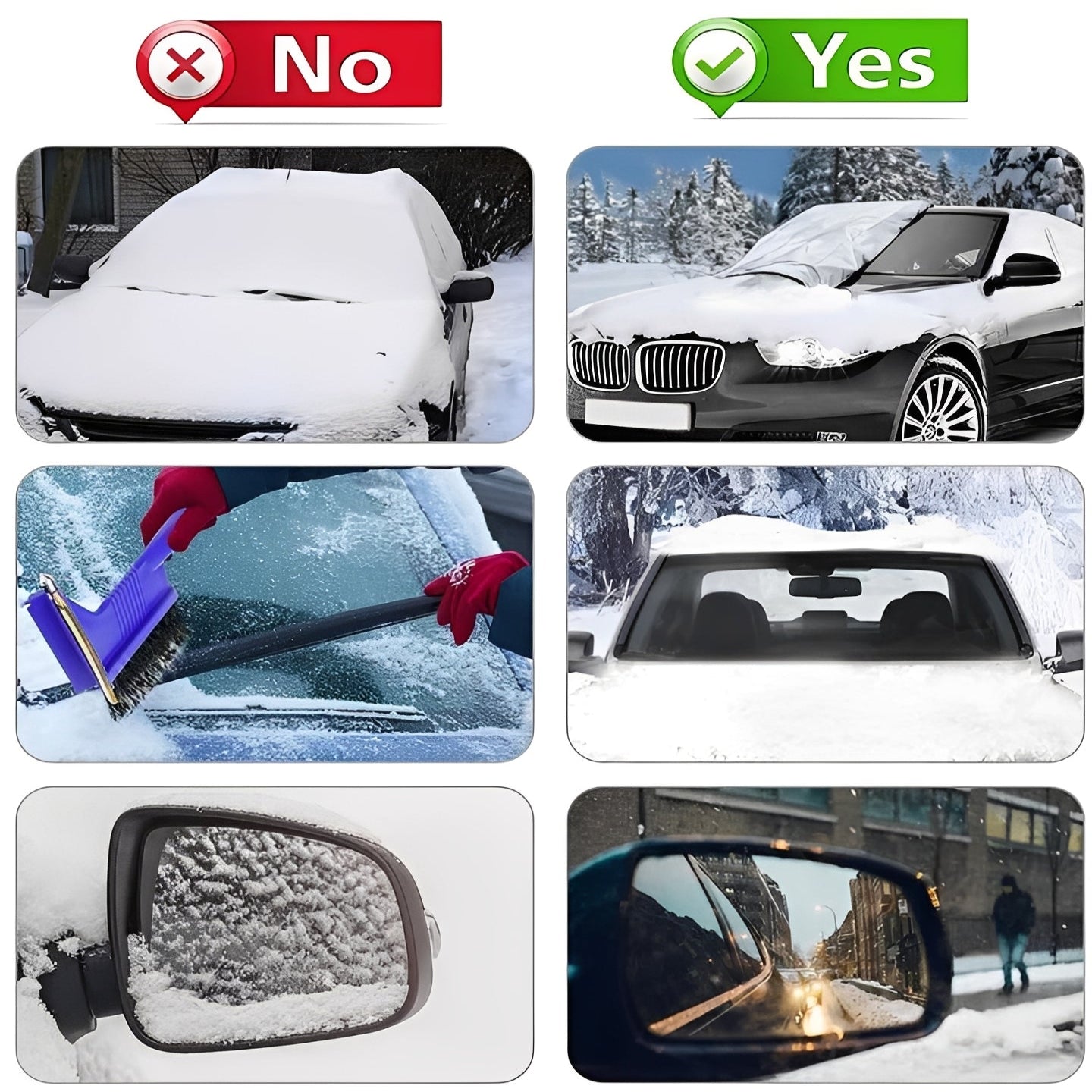 Secure Magnetic Windshield Protector for Year-Round Use