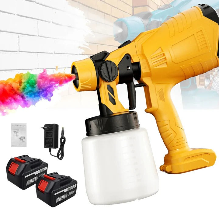 Cordless Spray Painter with Customizable Spray Patterns