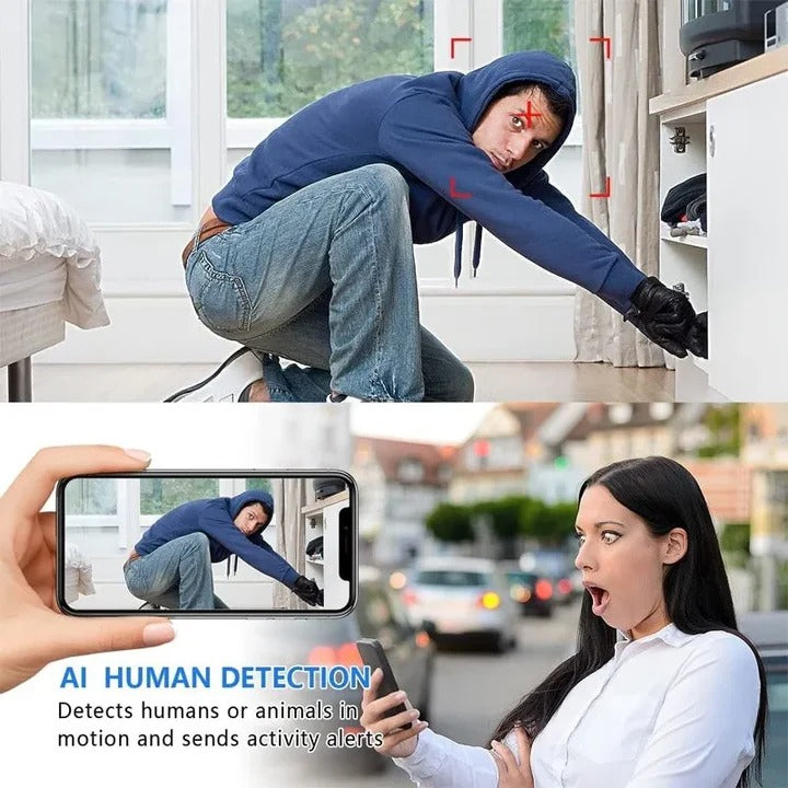 Compact WiFi Surveillance Camera for Home and Office