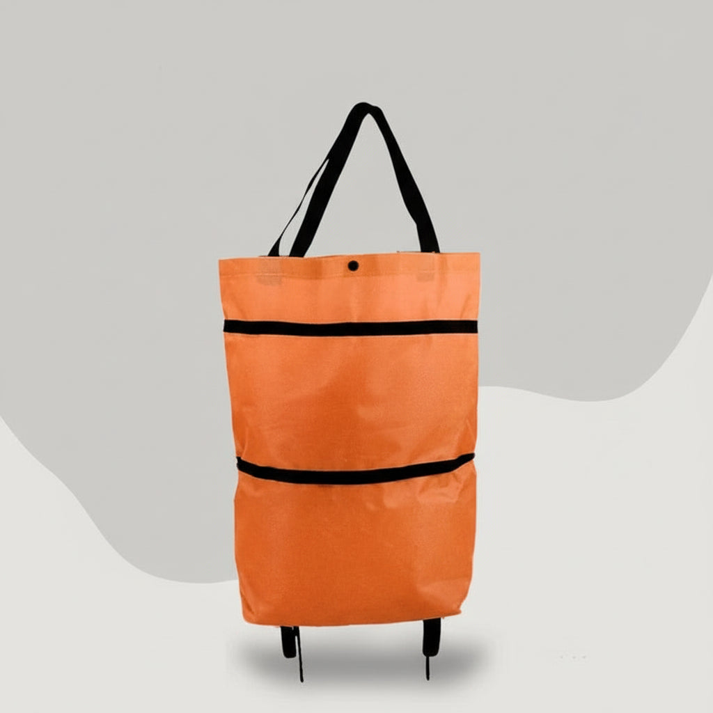 Compact Rolling Grocery Bag for Effortless Transport