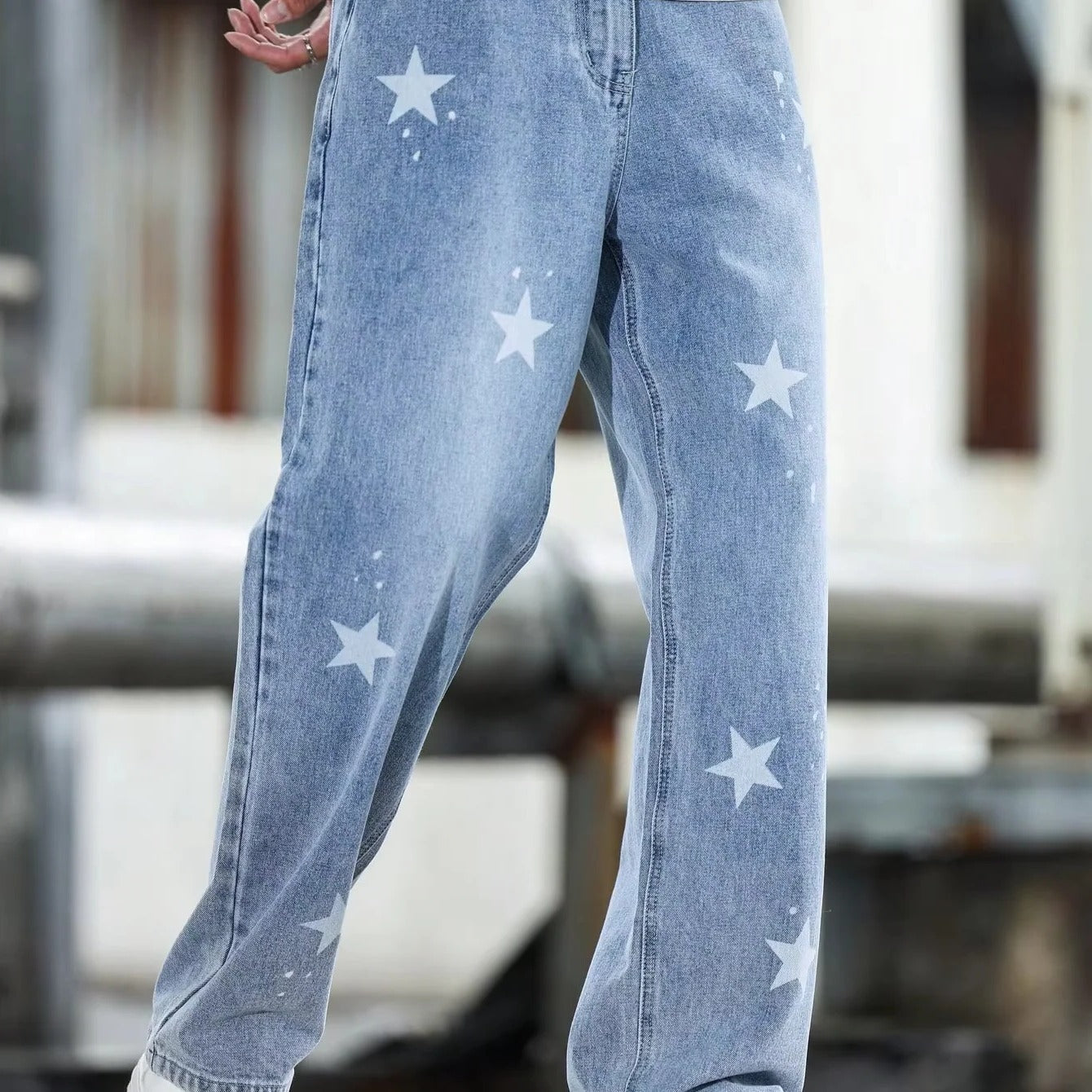 Men's Casual Wide-Leg Jeans for Effortless Style