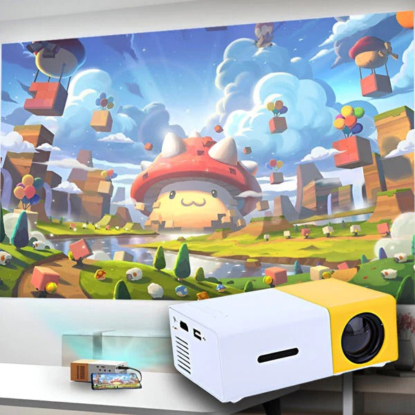 Versatile Portable Projector for Ultimate Home Entertainment
