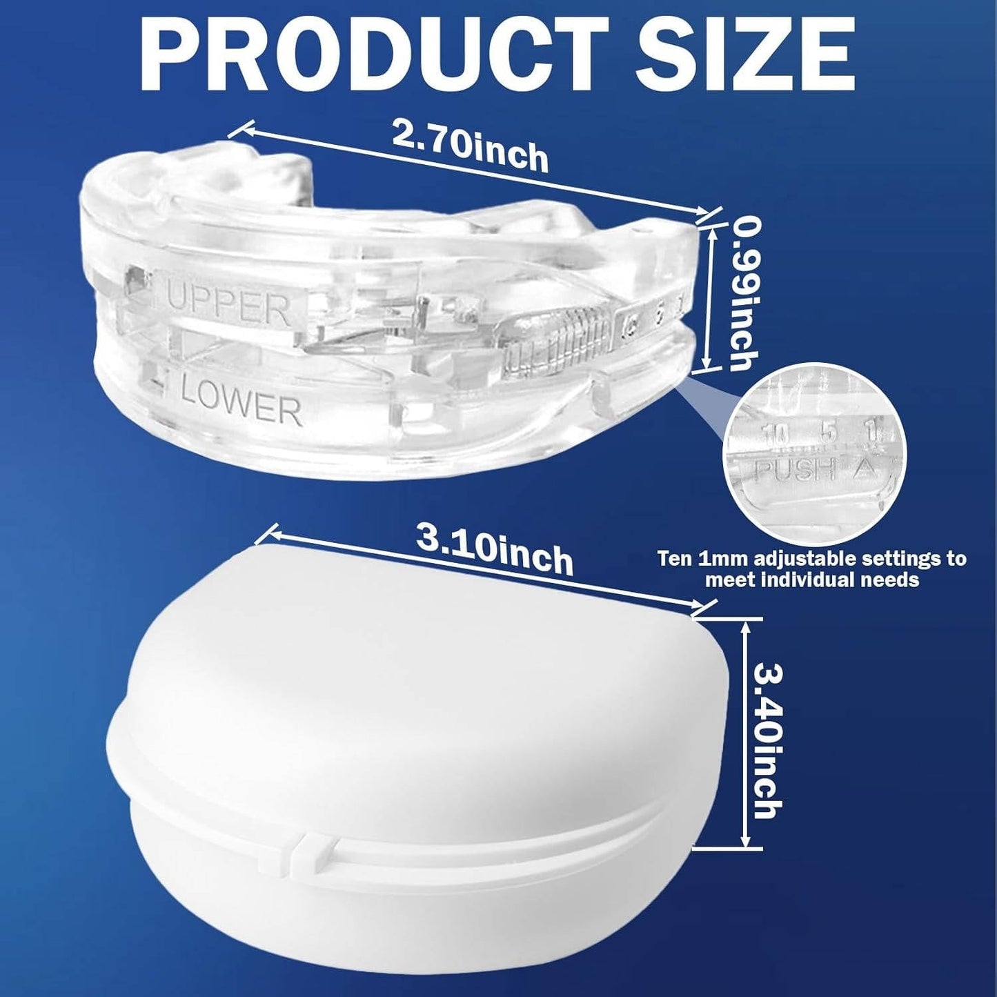 Customizable Nighttime Mouthpiece with Dual Tray System