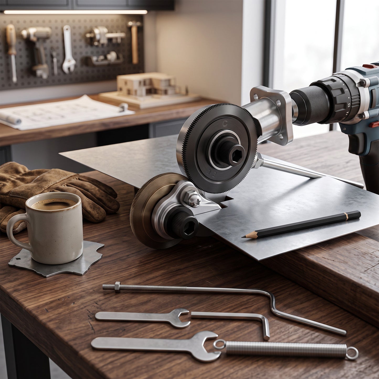Precision Metal Cutting Drill Accessory with Versatile Heads
