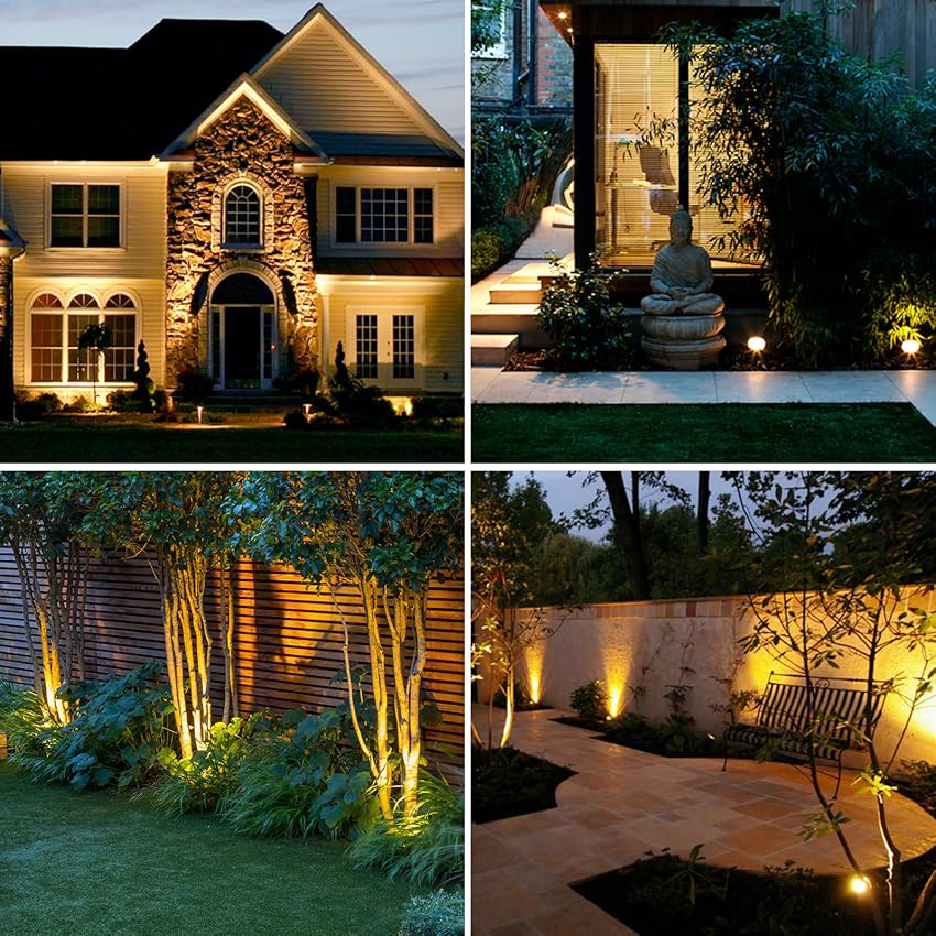 Illuminate Your Outdoor Space with Adjustable Solar Spotlight