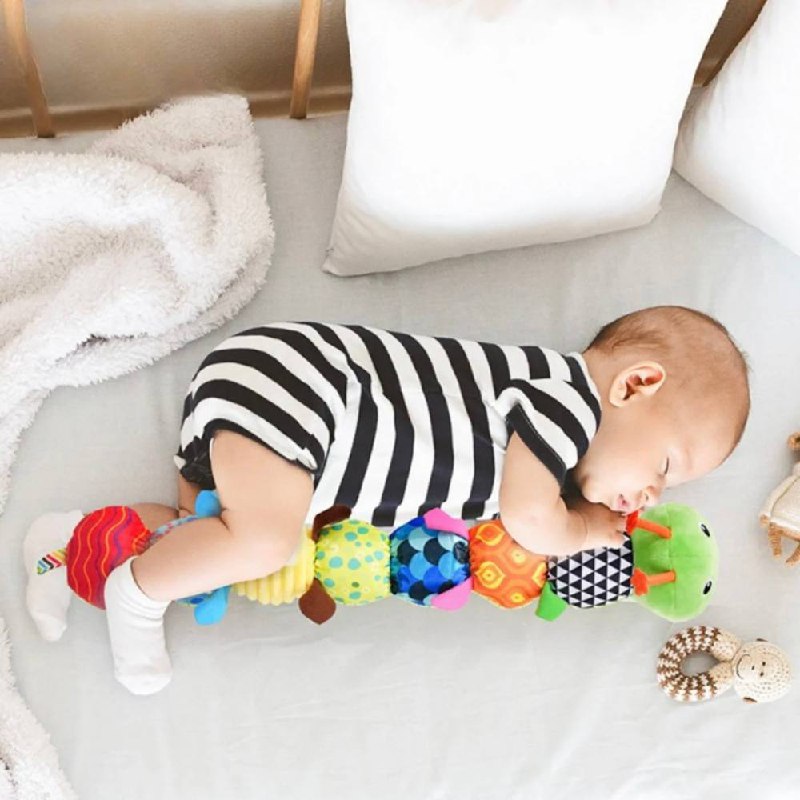 Engaging Plush Caterpillar Toy for Baby's Development