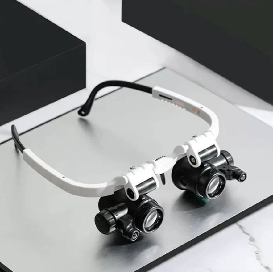 Versatile LED Magnifier with Triple Lens Options