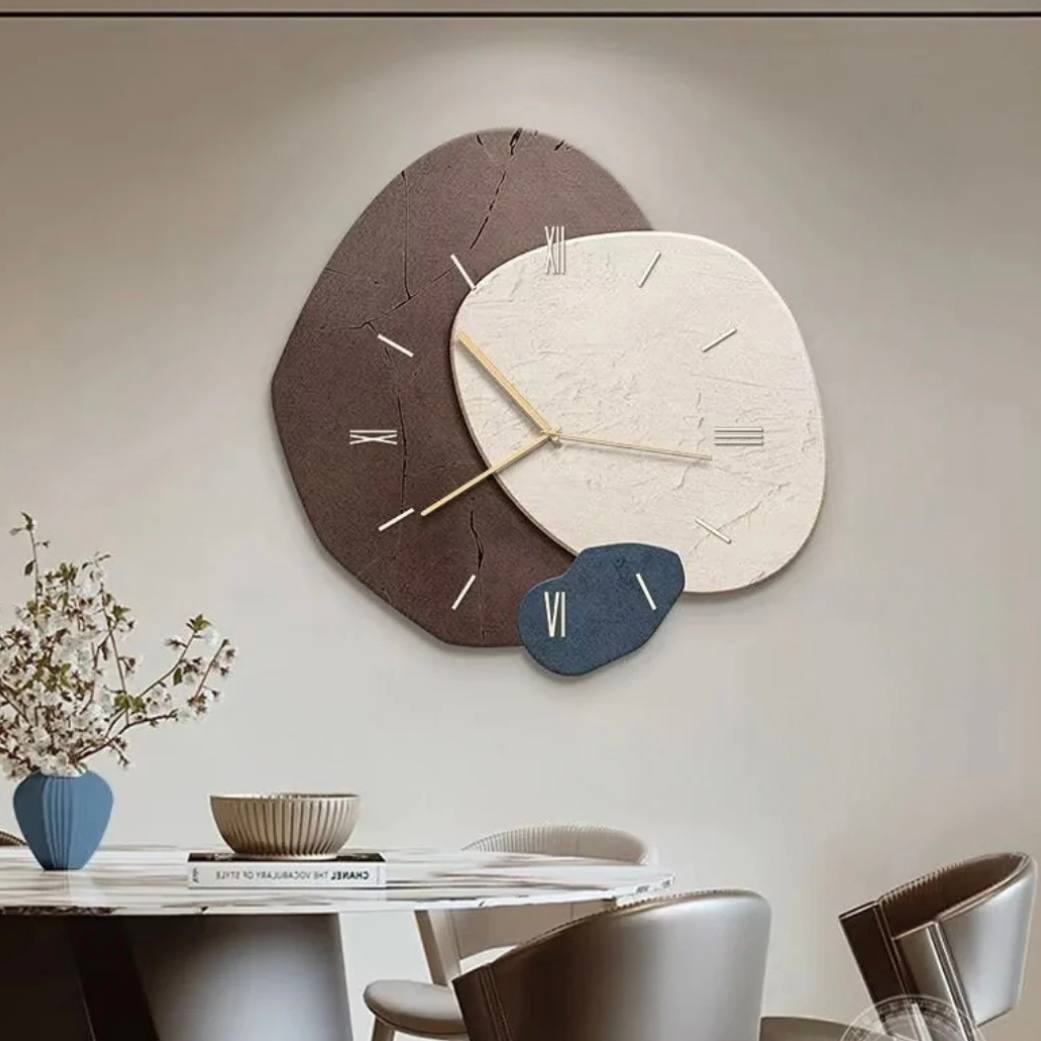 Natural Wood Wall Clock with Soft LED Glow