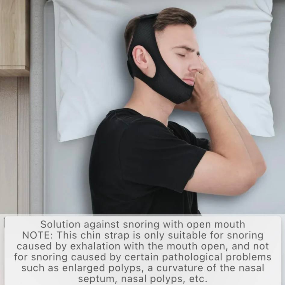 Comfort Fit Snoring Relief Strap for Peaceful Sleep