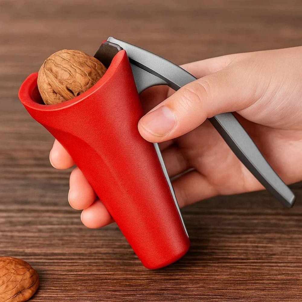 Effortless Nut Cracker with Lever Action for Easy Snacking