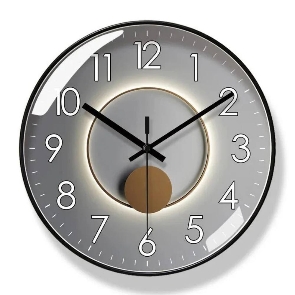 Sleek Silent Wall Clock for Modern Living Spaces