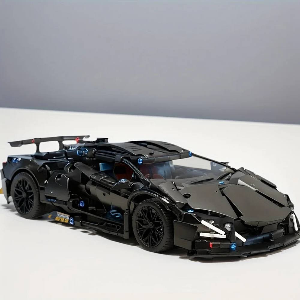 Dynamic Racer Building Block Kit for Creative Minds, 1288 Pieces