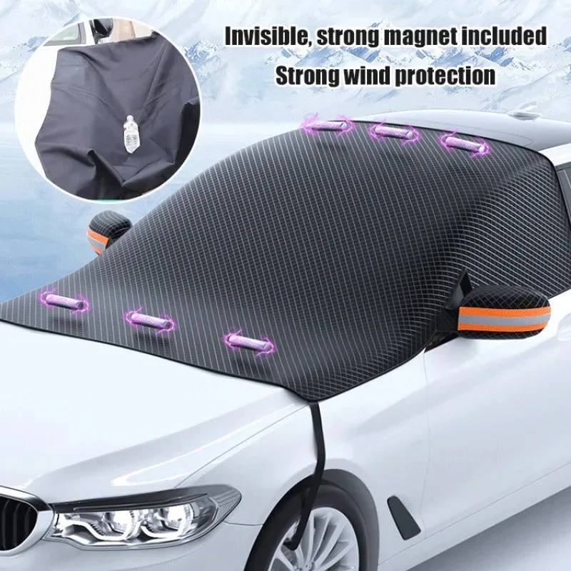 Magnetic Windshield Protector for Ice and Snow