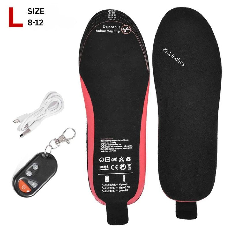 Wireless Foot Warmers with Custom Fit and 3 Heat Levels