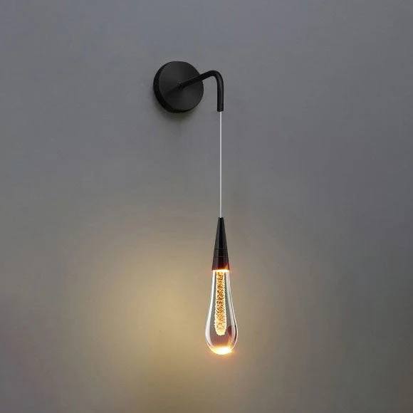 Elegant Teardrop LED Wall Fixture for Cozy Spaces