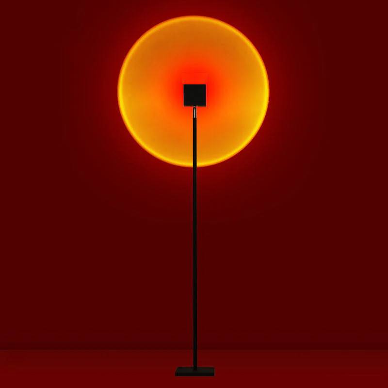 AuraGlow LED Floor Projector Lamp for a Cozy Ambiance