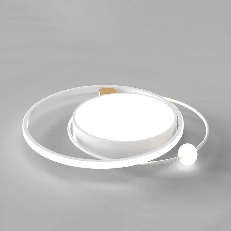 Sleek LED Ceiling Fixture with Minimalist Design
