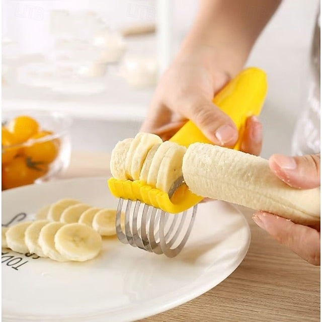 Versatile Manual Fruit & Veggie Slicer for Quick Prep