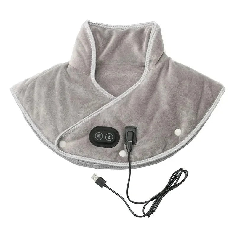 Comforting USB Heated Wrap for Neck and Shoulders with Adjustable Settings
