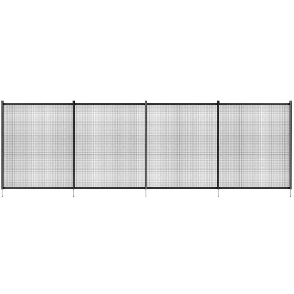 Secure Pool Barrier with Durable Mesh and Corrosion-Free Posts, 4ft Height