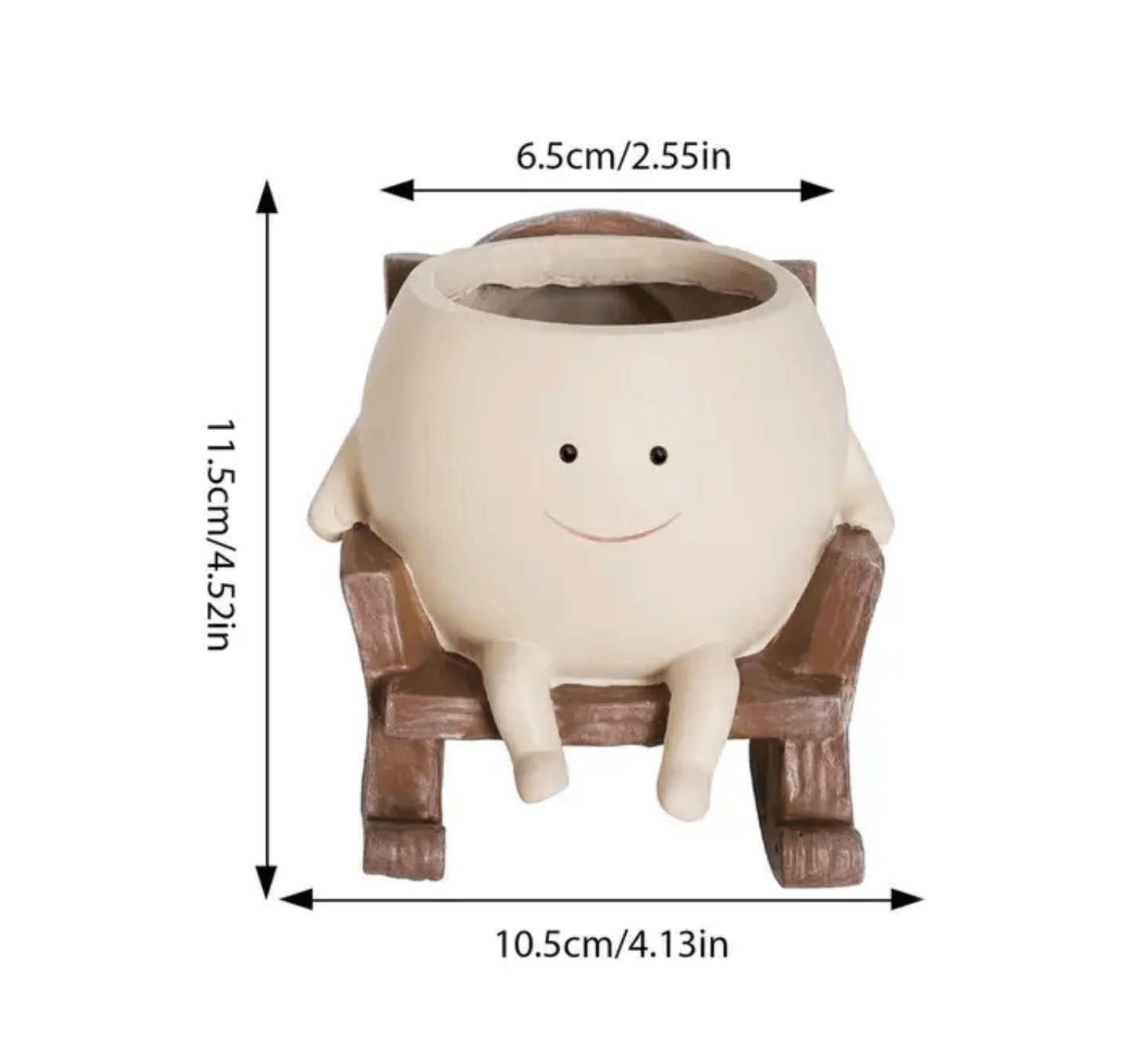 Cheerful Character Planter for Mini Indoor Greenery