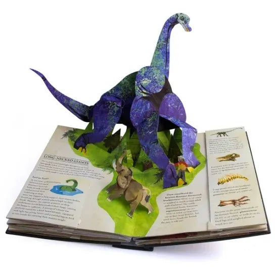 Interactive 3D Dinosaur Adventure Book with Aquatic Creatures