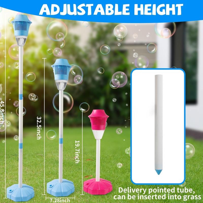 Effortless Bubble Machine with Adjustable Height and 20,000 Bubbles/Minute