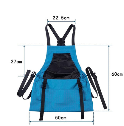 Durable Gardening Apron with Adjustable Straps and Pockets