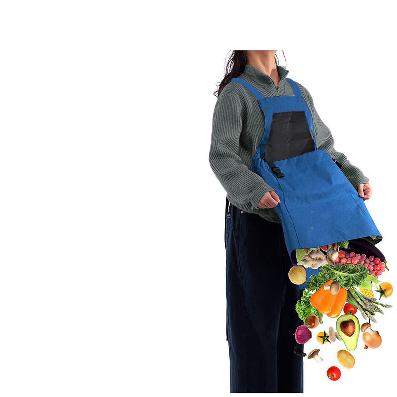 Durable Gardening Apron with Adjustable Straps and Pockets