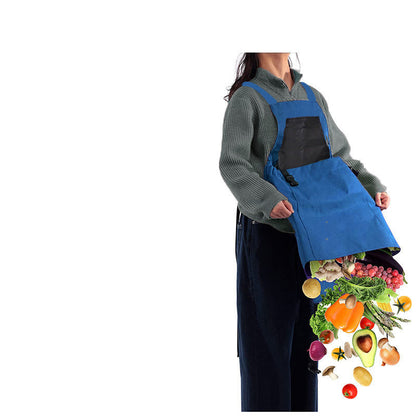 Durable Gardening Apron with Adjustable Straps and Pockets