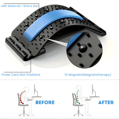 Ergonomic Lumbar Stretch Board for Back Relief and Posture Improvement