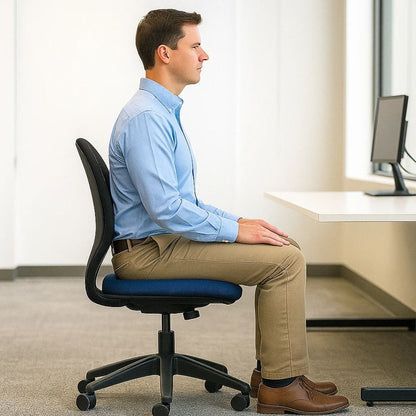 ComfortCore Cushion: Ergonomic Donut-Shaped Design for All-Day Relief