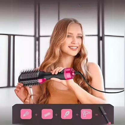 QuickStyle 1000W Hair Dryer Brush for Effortless Styling
