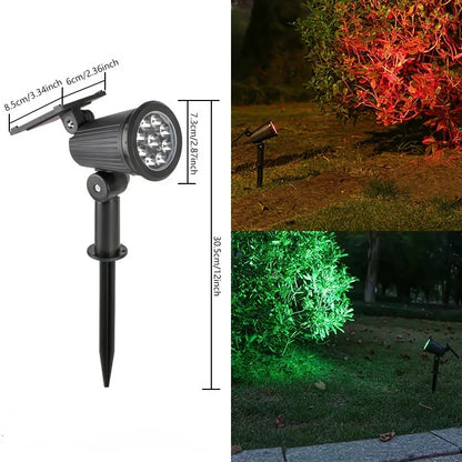 Illuminate Your Outdoor Space with Adjustable Solar Spotlight
