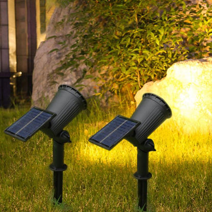 Illuminate Your Outdoor Space with Adjustable Solar Spotlight