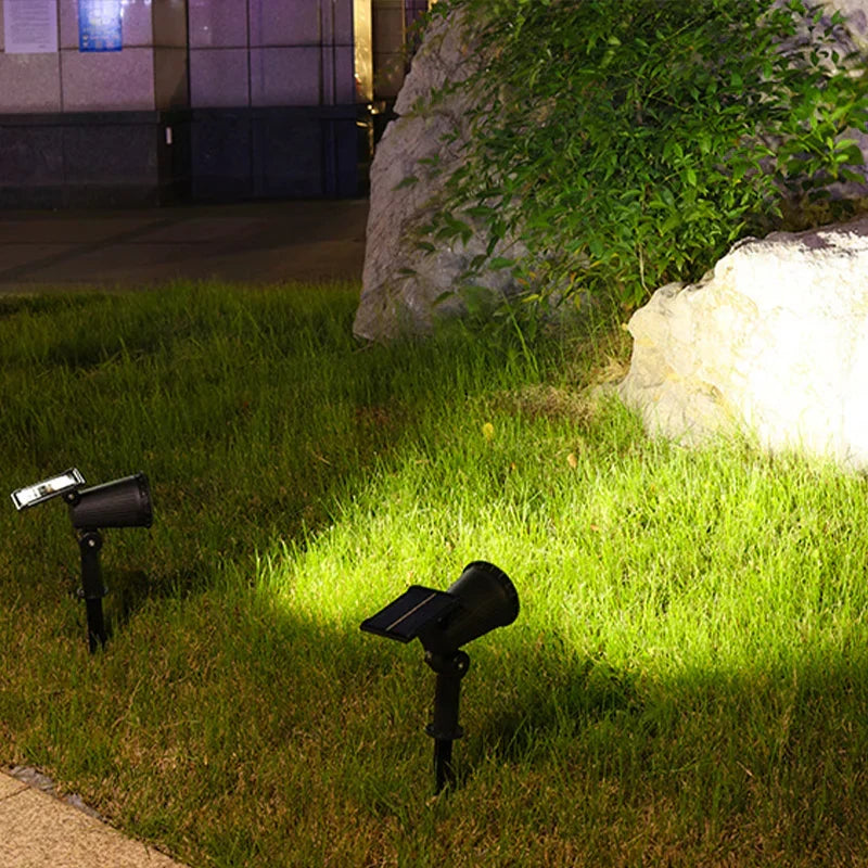Illuminate Your Outdoor Space with Adjustable Solar Spotlight