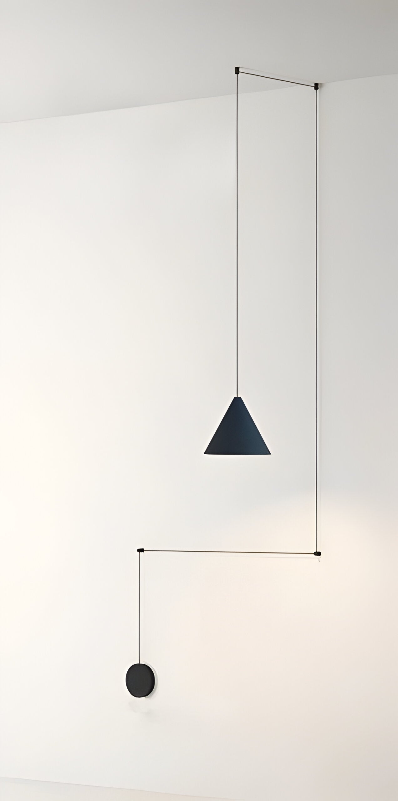 Sleek Black Hanging Light Fixture for Modern Spaces