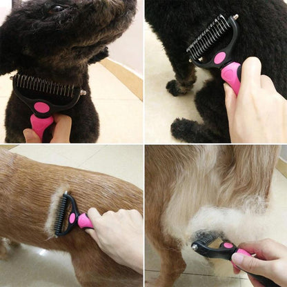 Effortless Grooming Brush for Medium to Long Haired Pets