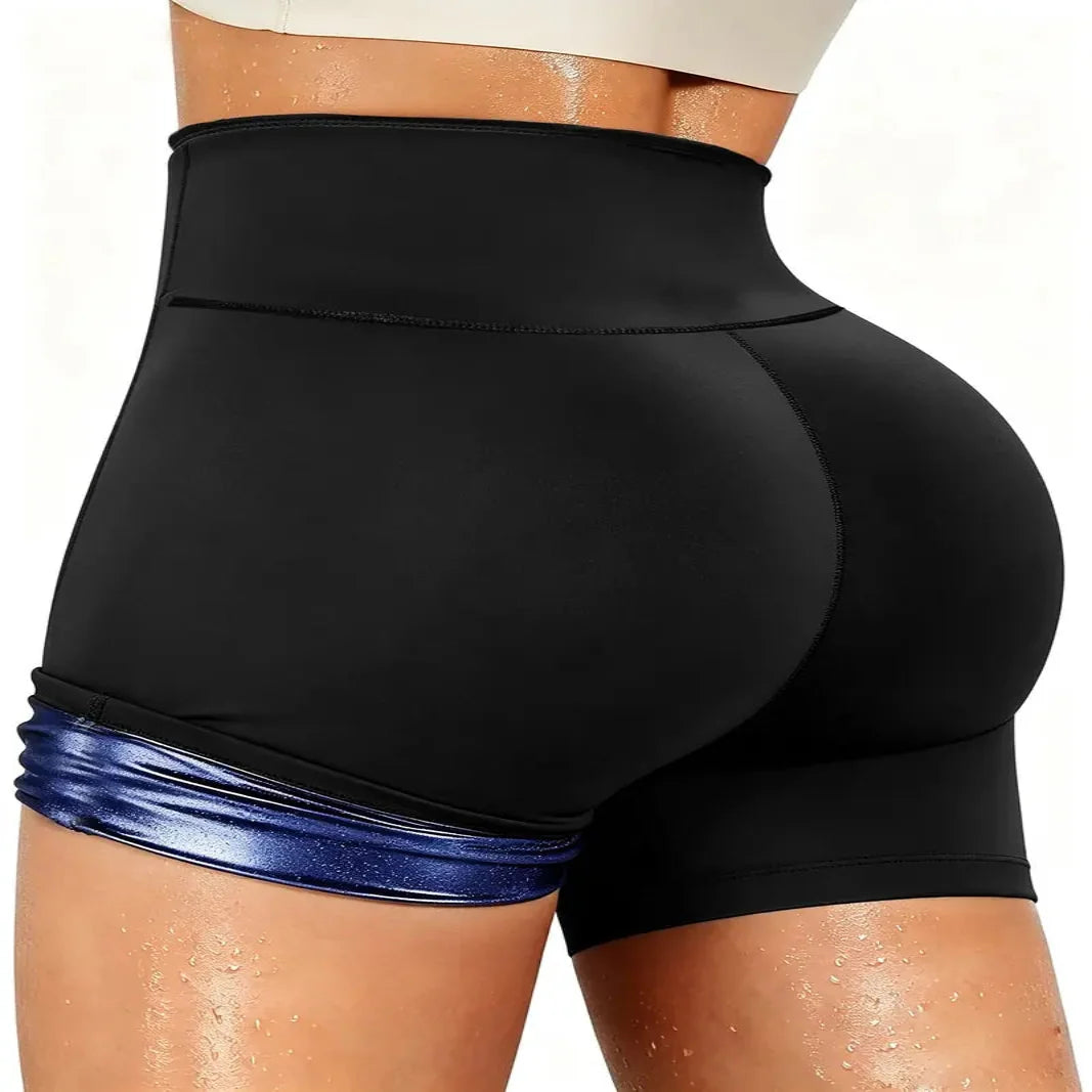 Ultimate Comfort High Waist Workout Shorts with Moisture Control & Waist Wrap