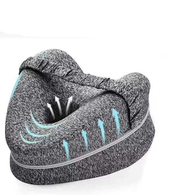 Ergonomic Leg Support Pillow with Adjustable Strap and Breathable Design