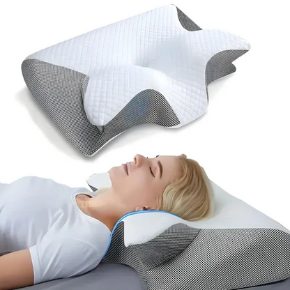 ErgoRest Contoured Memory Foam Neck Support Pillow