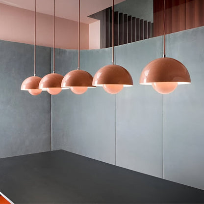 Chic Nordic Half-Dome Pendant Light for Stylish Spaces