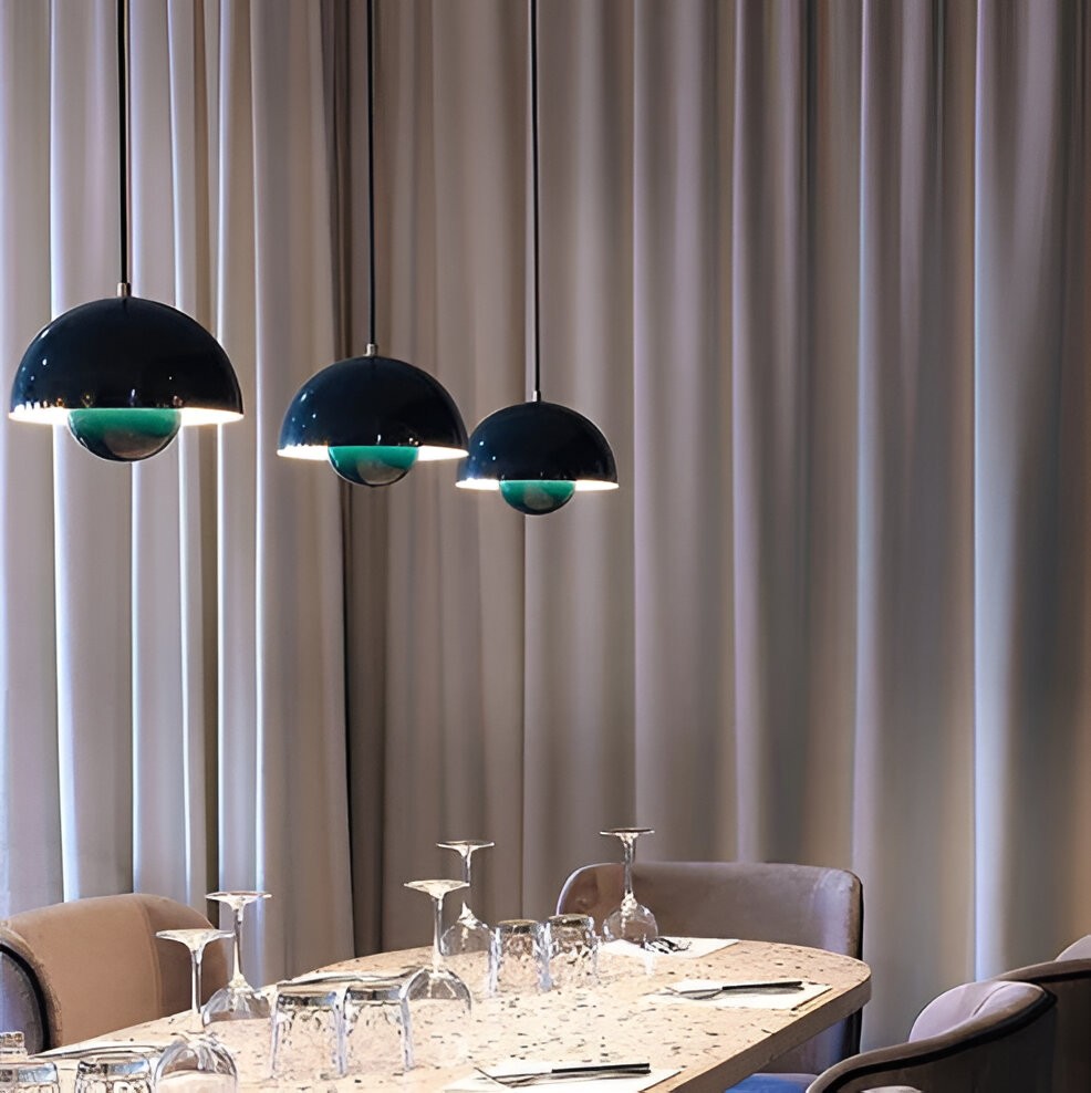 Chic Nordic Half-Dome Pendant Light for Stylish Spaces