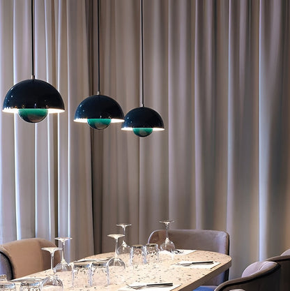 Chic Nordic Half-Dome Pendant Light for Stylish Spaces