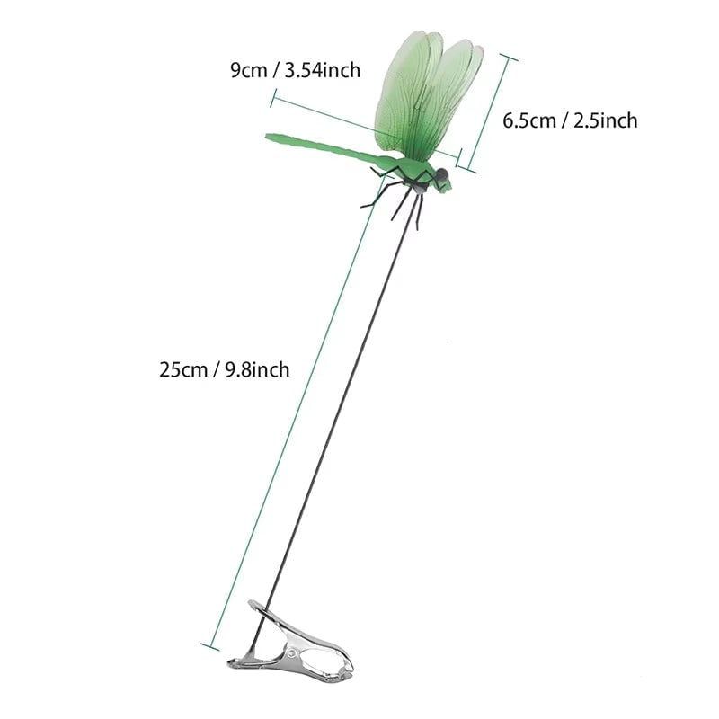 Lifelike Dragonfly Clips for Effective Mosquito Protection