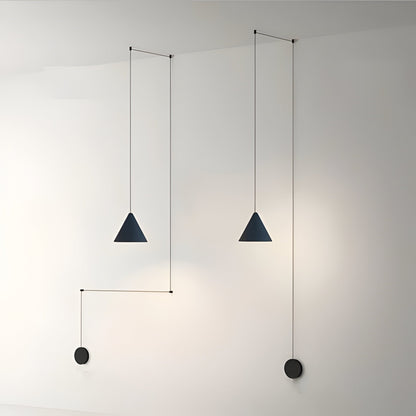 Sleek Black Hanging Light Fixture for Modern Spaces