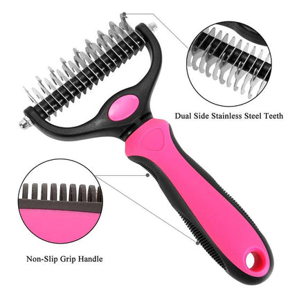 Effortless Grooming Brush for Medium to Long Haired Pets