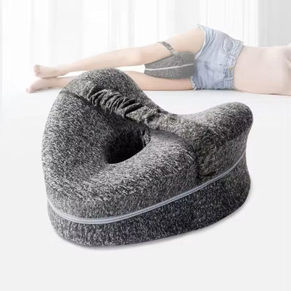 Ergonomic Leg Support Pillow with Adjustable Strap and Breathable Design