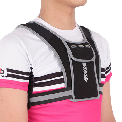 Ultimate Reflective Running Vest with Secure Phone Pocket